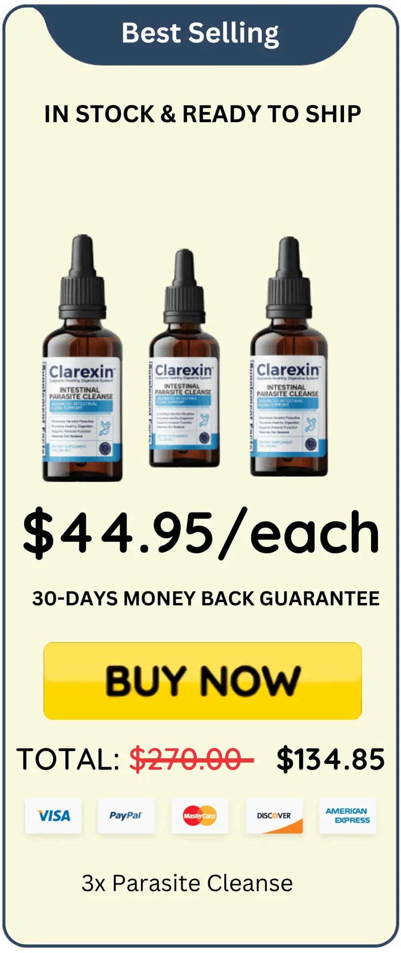 Parasite Cleanse best offer package price